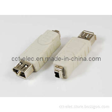 1394 4P Female to 6P Female Adaptor